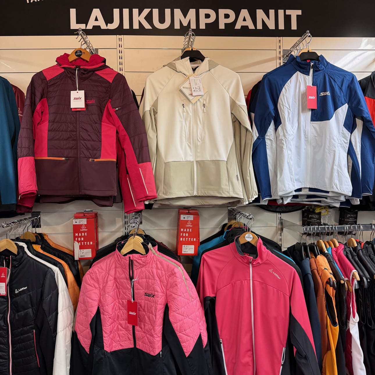 Lajikumppanit myy välineet maastohiihtoon, lasketteluun, vapaalaskuun, tunturihiihtoon ja lumilautailuun -- tyytyväisyystakuulla