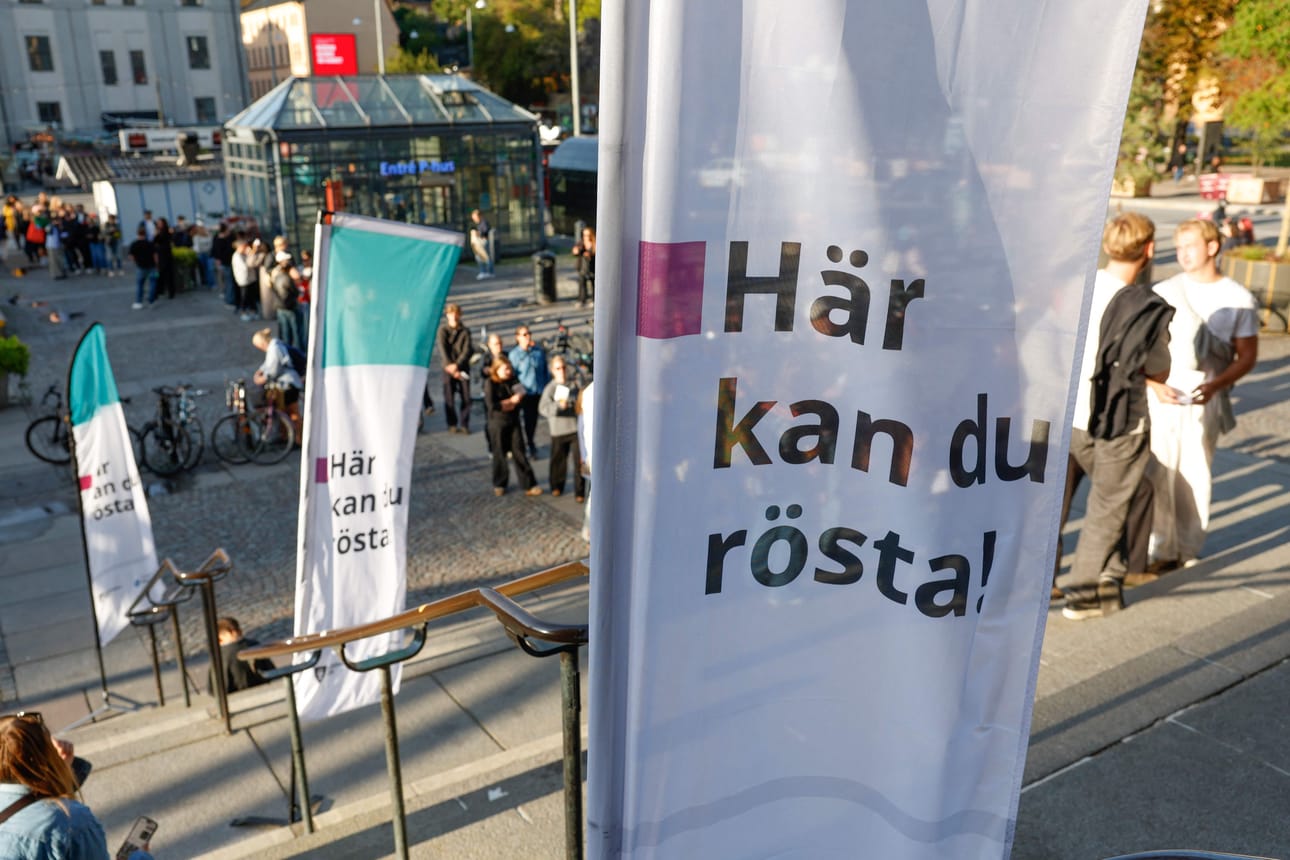 Ruotsissa äänestetään tänään iltayhdeksään saakka.