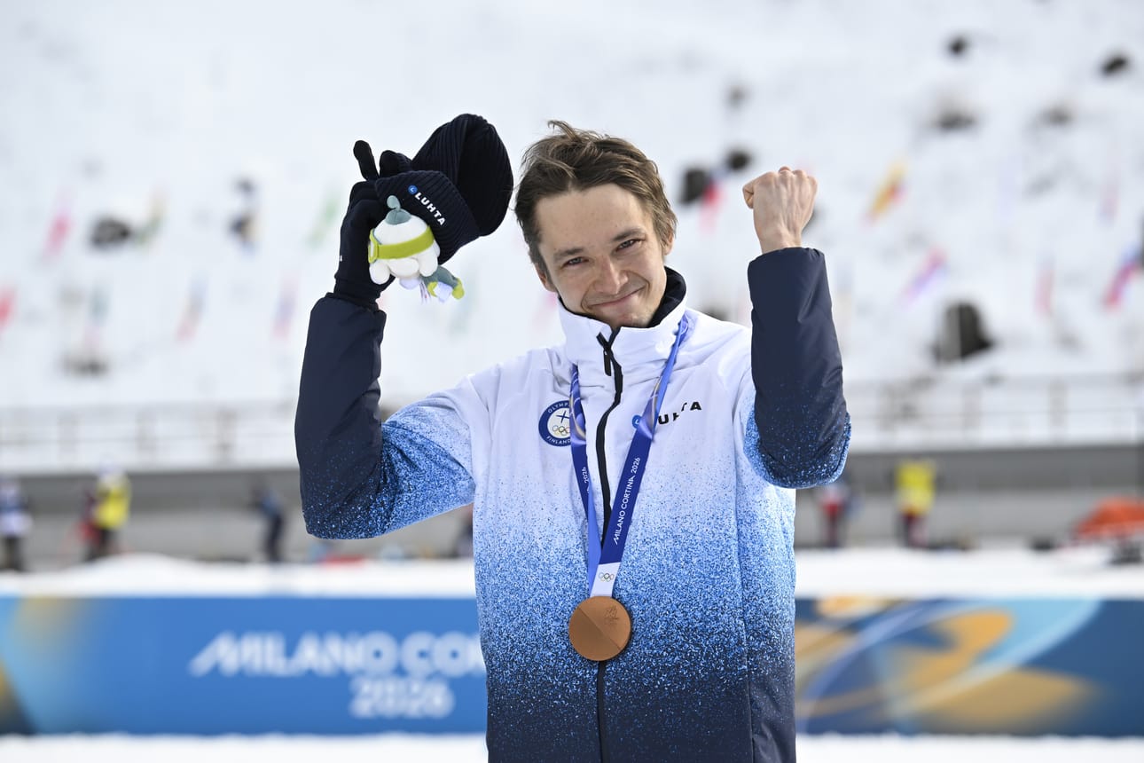 Pronssimitali on 30-vuotiaalle Eero Hirvoselle ensimmäinen aikuisten arvokisoissa.