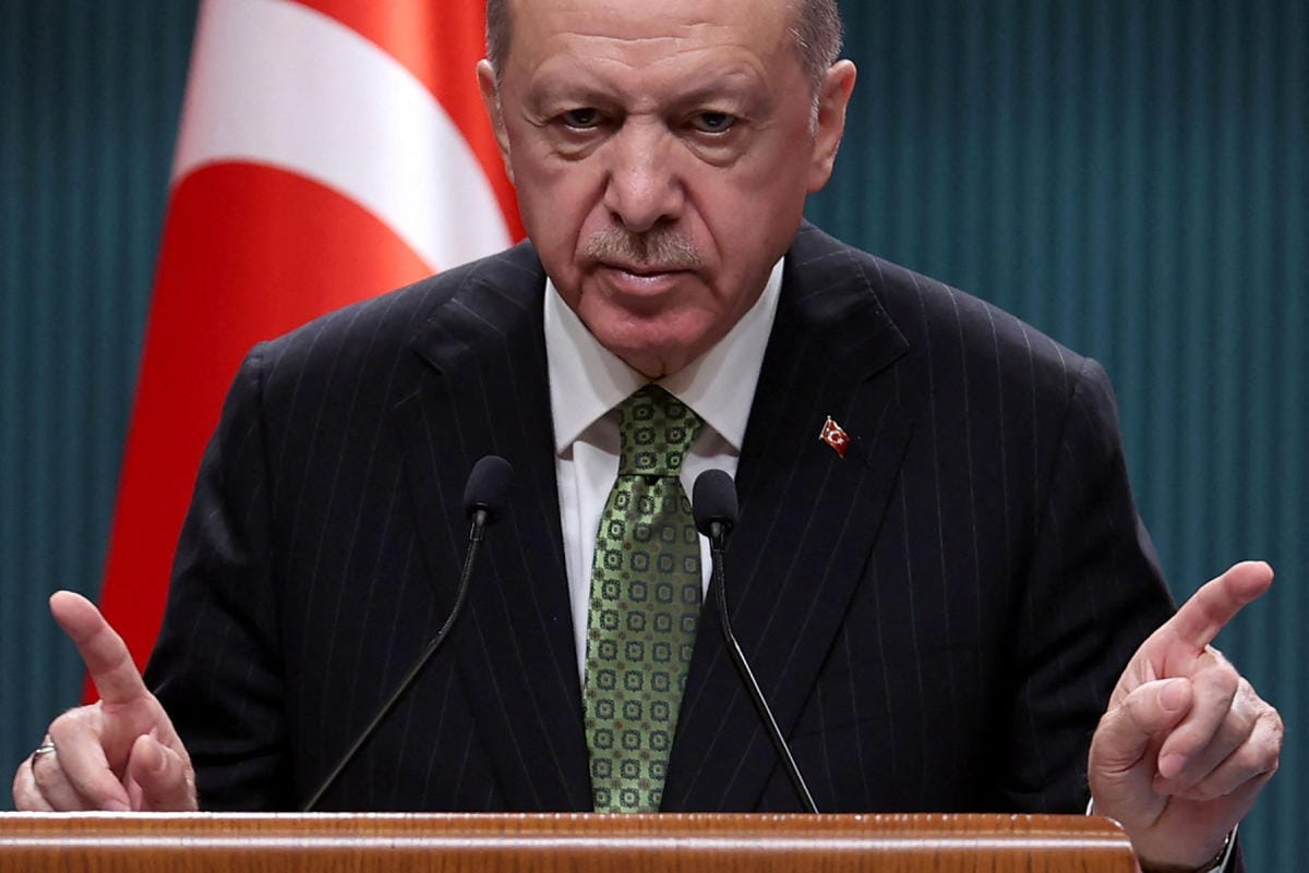 Turkin presidentti Recep Tayyip Erdogan. LEHTIKUVA/AFP