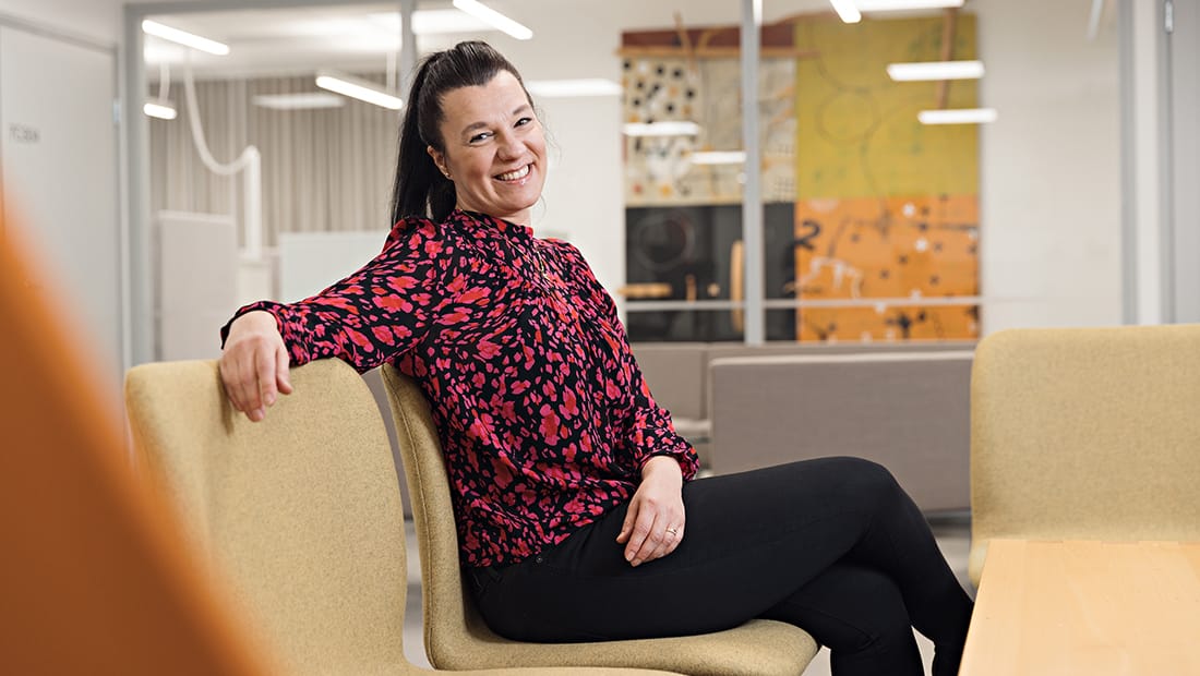 Ammatilliseksi opettajaksi opiskeleva Piritta Pehkonen kehuu erityisesti koulutuksen joustavuutta.