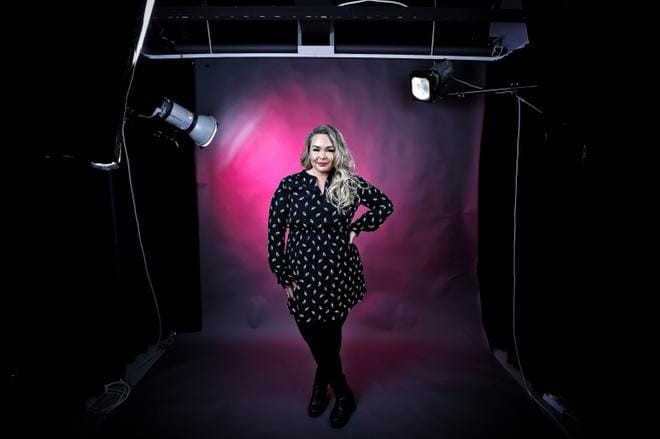 Soinista lähtöisin oleva Riina Koskinen oli viime vuonna mukana Miss pluz size Finland -kisassa. KUVA: TOMI KOSONEN