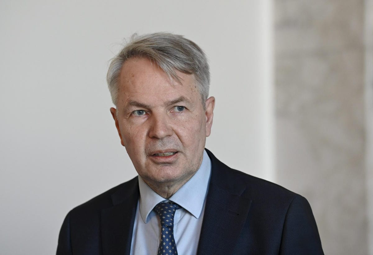 Olemme aika vaitonaisia siitä, mitä tai keitä pakotteet tulevat koskemaan, ettei kukaan ehdi viedä varojaan tai omaisuutta turvaan, sanoi Haavisto. LEHTIKUVA / MARKKU ULANDER