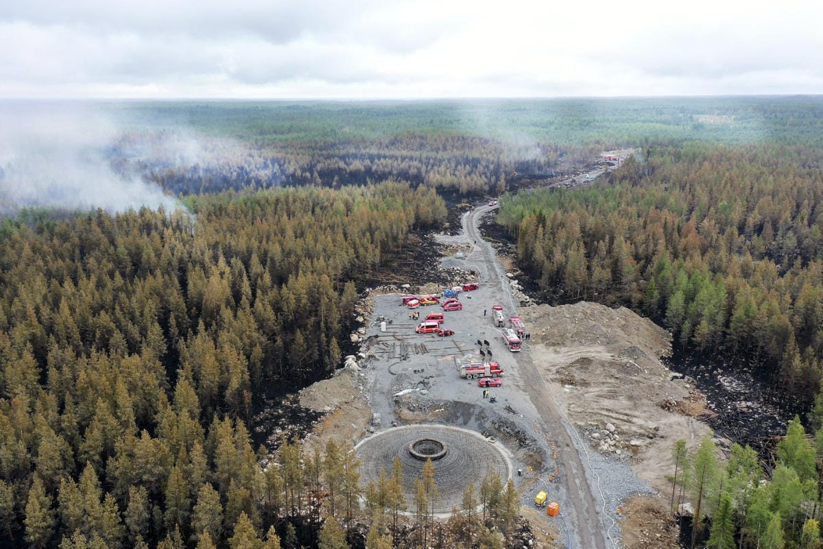 Kalajoella paloi yli 227 hehtaaria metsää. LEHTIKUVA / AKI PAAVOLA