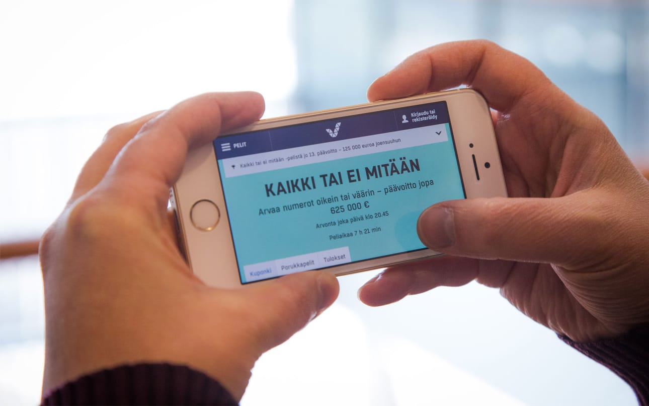 Kaikki tai ei mitään -pelin päävoiton suuruus on panoksesta riippuen 125 000 – 625 000 euroa.