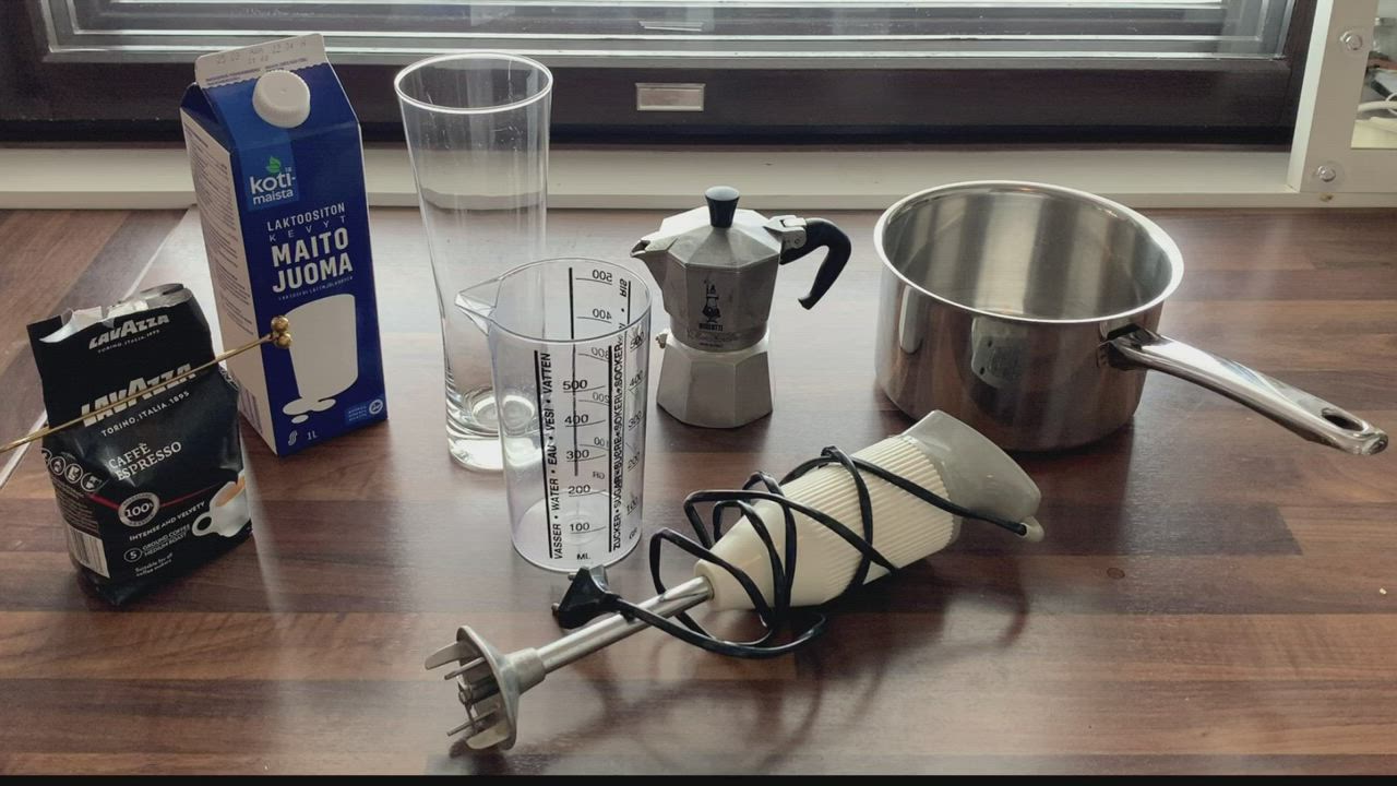 Tee-se-itse: Latte macchiato