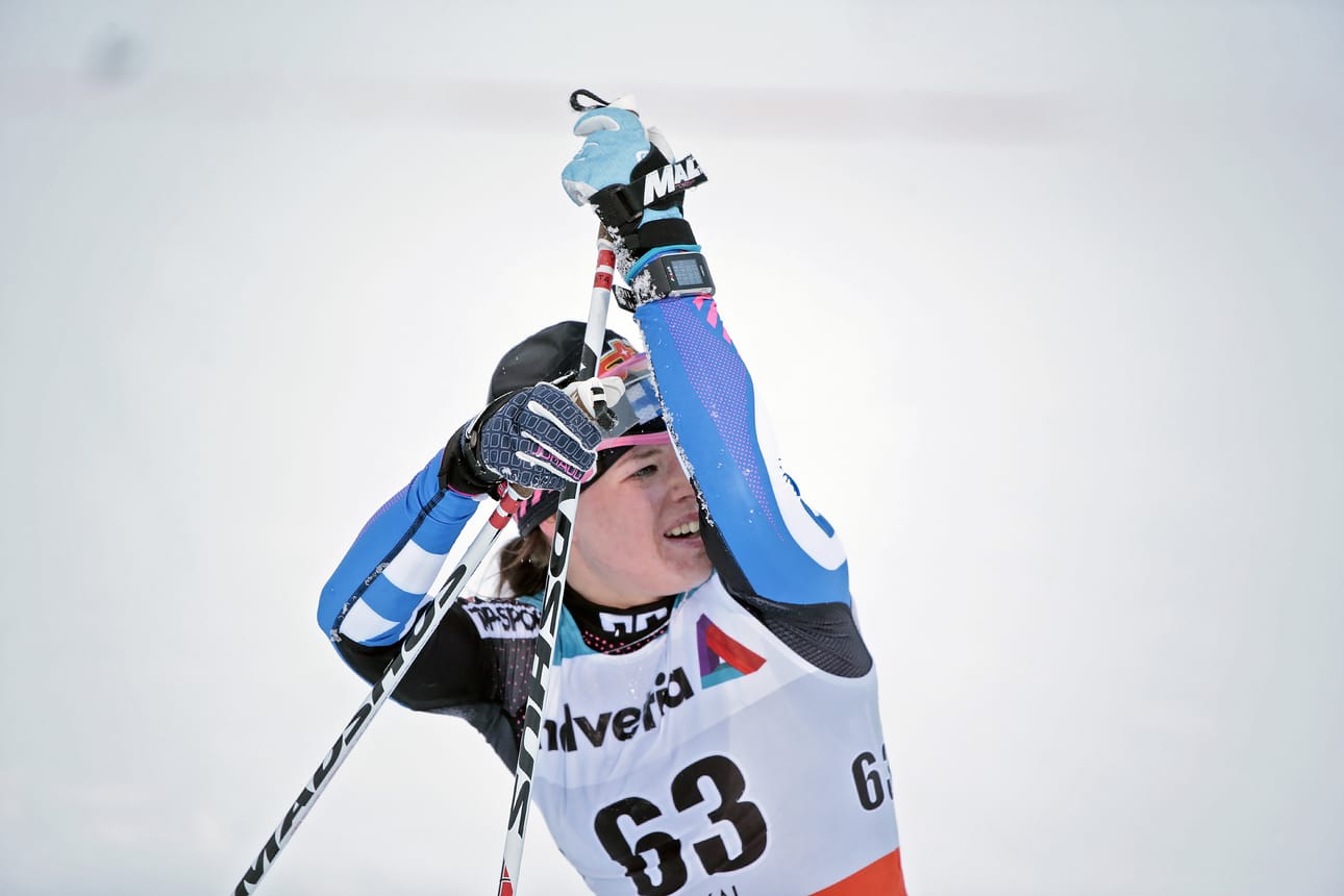 Krista Pärmäkoski on yksi Suomen mitalitoivoista.