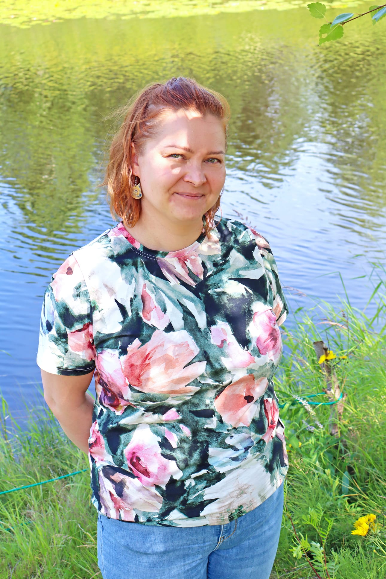Moonika Meriruokon perustama Nalle-herran tunne ja toiminta tarjoaa Pudasjärvellä koira-avusteista toimintaterapiaa.