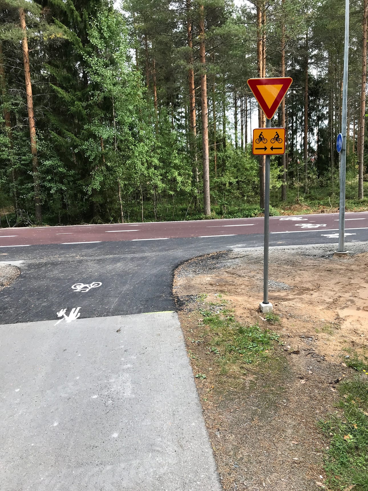 Sivusuuntien väistämisvelvollisuudella halutaan korostaa pyörätieverkoston hierarkiaa ja parantaa pyöräilyn pääreittien laatutasoa.