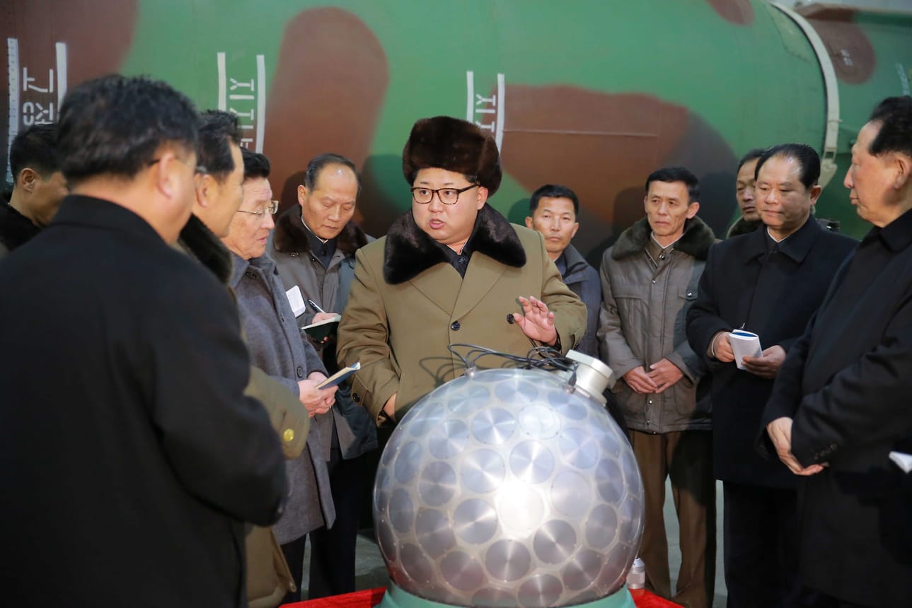 Pohjois-Korea ei ole vahvistanut mahdollista ydinkoetta. Kuvassa maan johtaja Kim Jong-un.