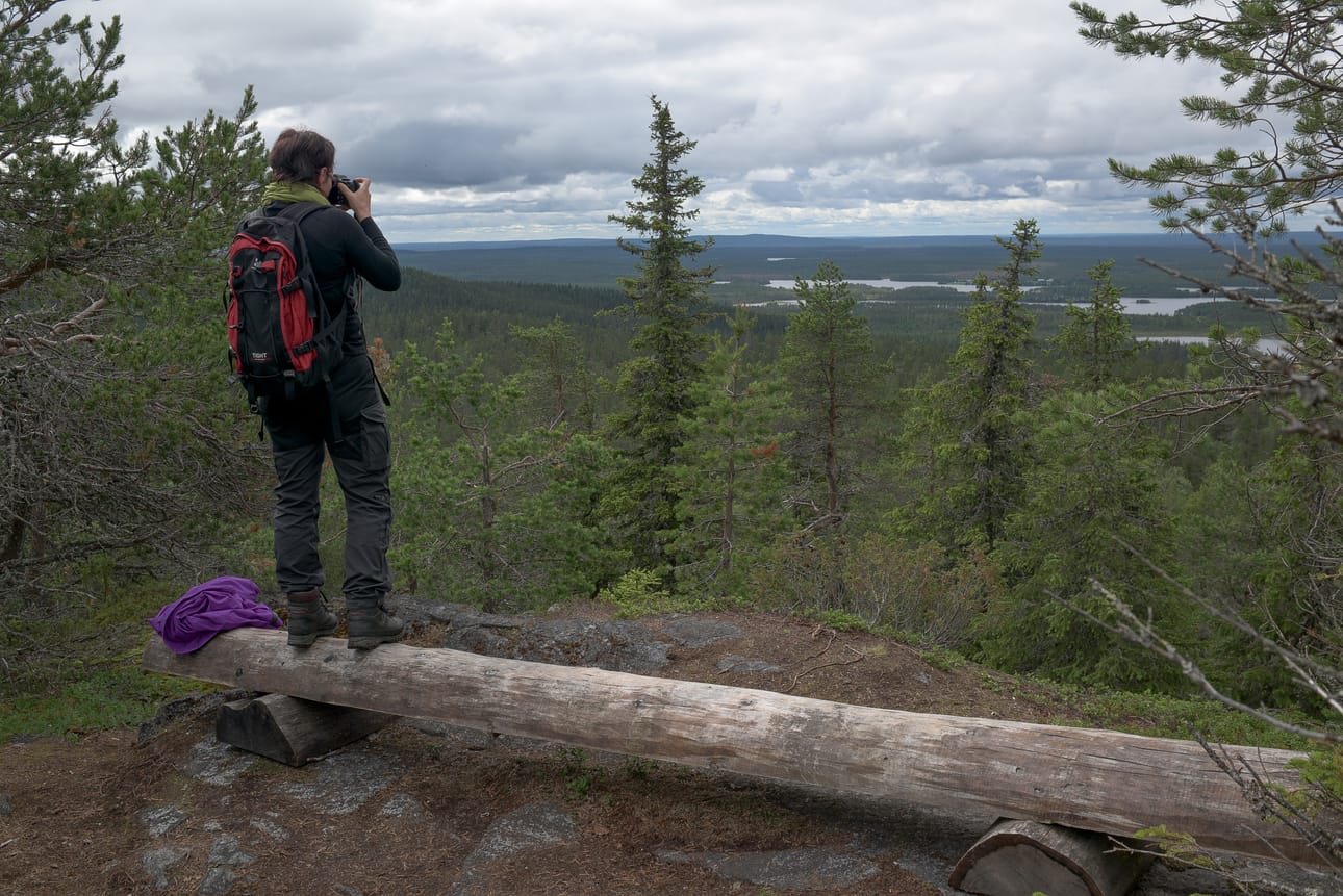 Kuusamon metsät ja maisemat kutsuvat matkailijoita kesälläkin. Arkistokuva.