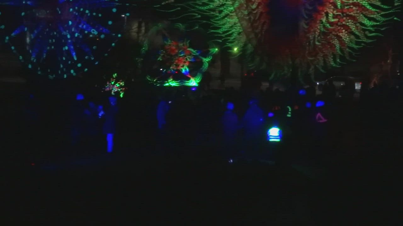 Lumo valofestivaalin tunnelmia lauantailta