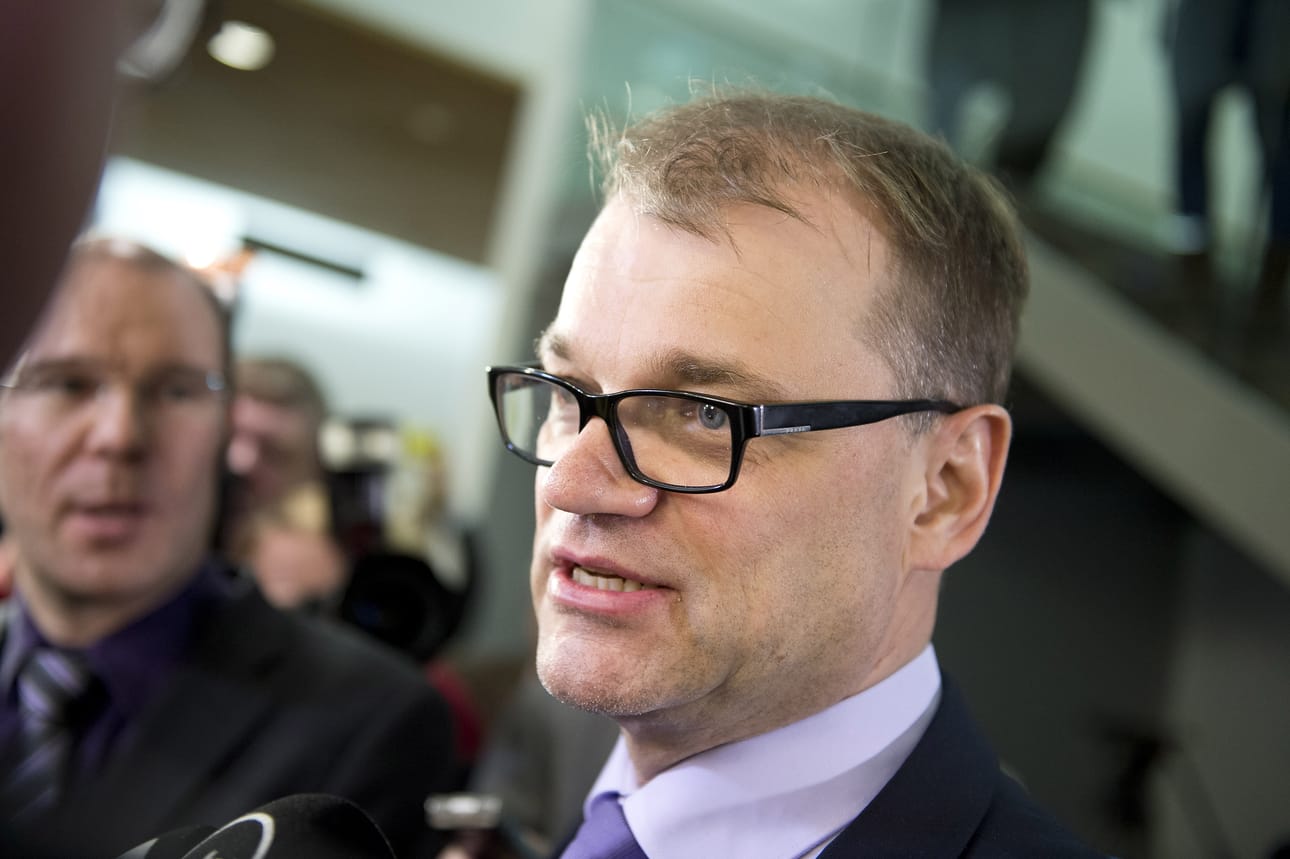 Pääministeri Juha Sipilä (kesk.) tapaa illalla työmarkkinajärjestöt.