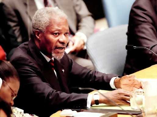 Kofi Annan asettui esimerkiksi George W. Bushin kanssa päinvastaiselle kannalle.