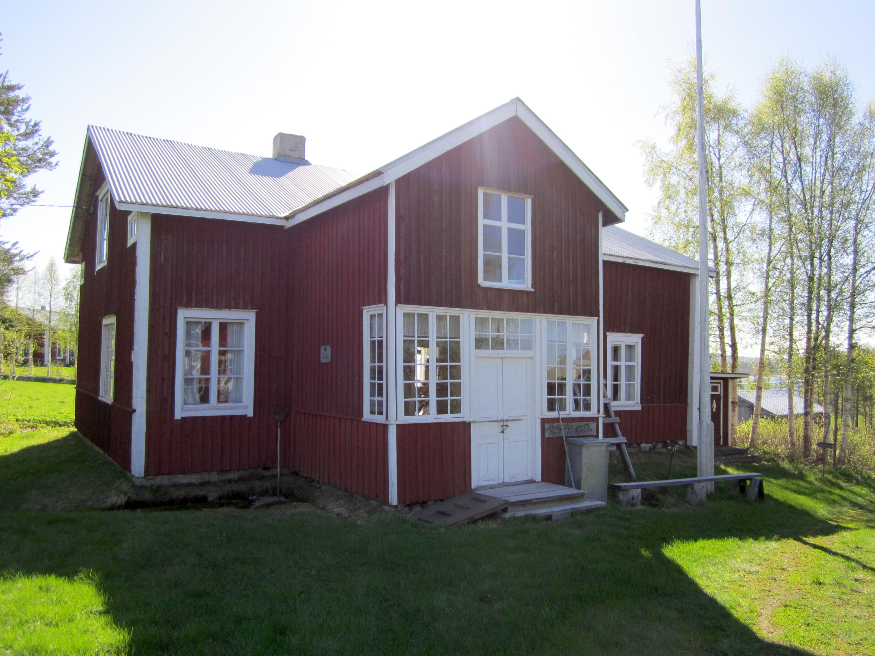 Heikkilän talo on rakennettu 200 vuotta sitten.