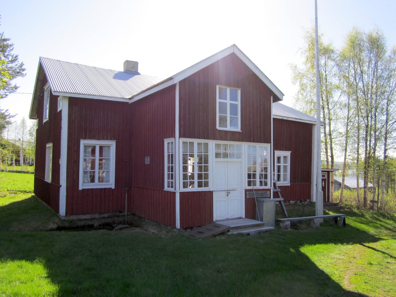 Heikkilän talo on rakennettu 200 vuotta sitten.