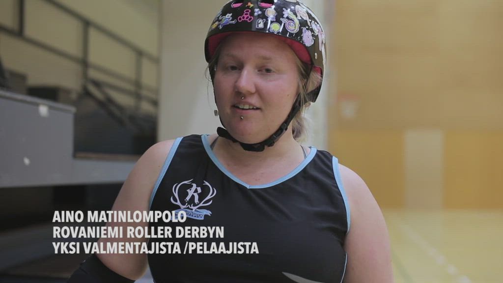 Vasa kävi testaamassa roller derbyä