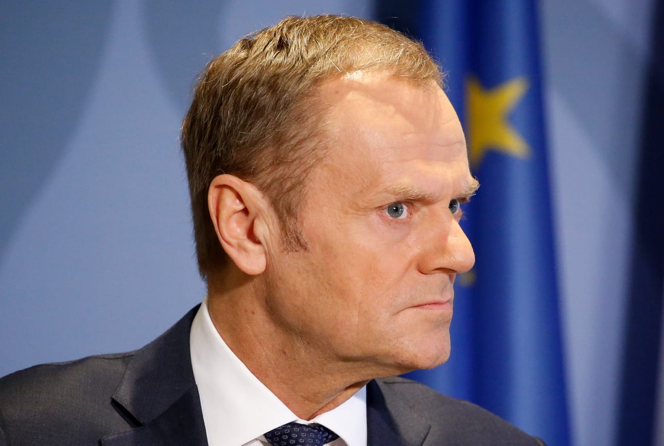 Puolalainen Donald Tusk on toiminunt Eurooppa-neuvoston puheenjohtajana vuodesta 2014 lähtien.