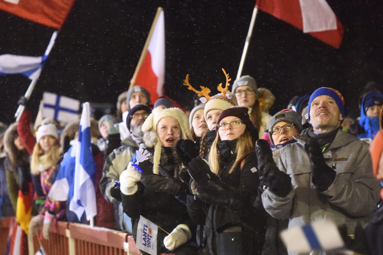 Ruka Nordicissa oli marraskuussa yleisöä paikalla.