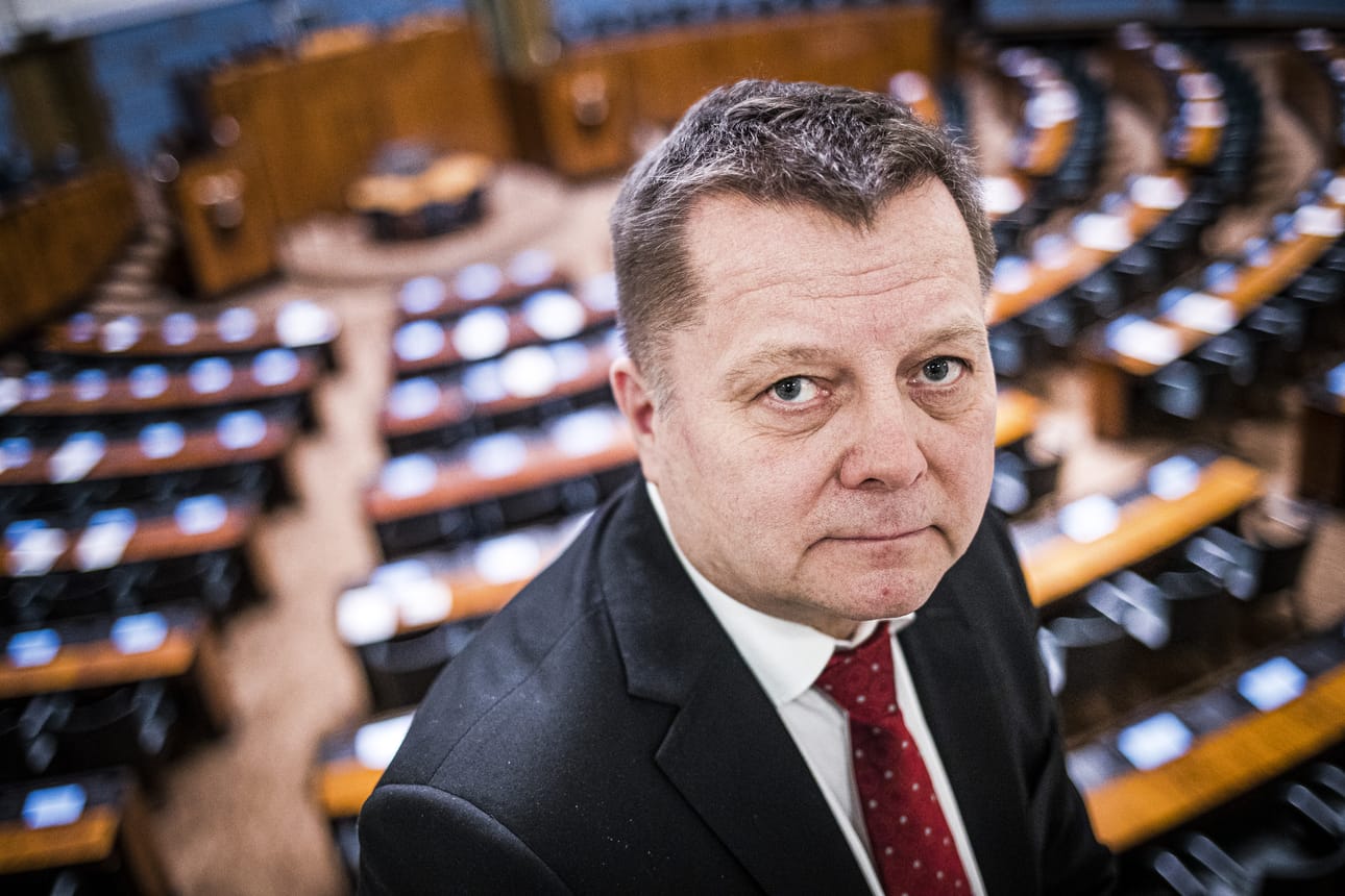 Kansanedustaja Markus Mustajärvi (vas.) ei ala ehdokkaaksi.