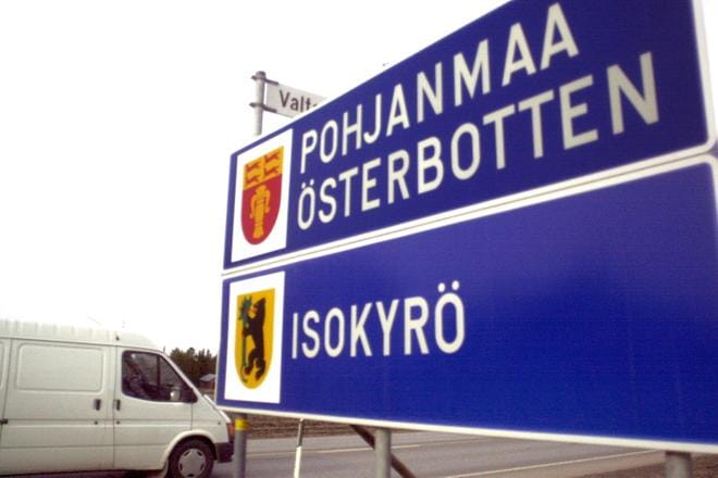 Kyrönmaan kolmen kunnan kohtalo oli 1990-luvun alun maakuntajaon vaikein paikka. Tähän saakka Pohjanmaan maakuntaan kuulunut Isokyrö siirtyy osaksi Etelä-Pohjanmaata ensi vuoden alussa. ARKISTOKUVA: JARNO RANTA