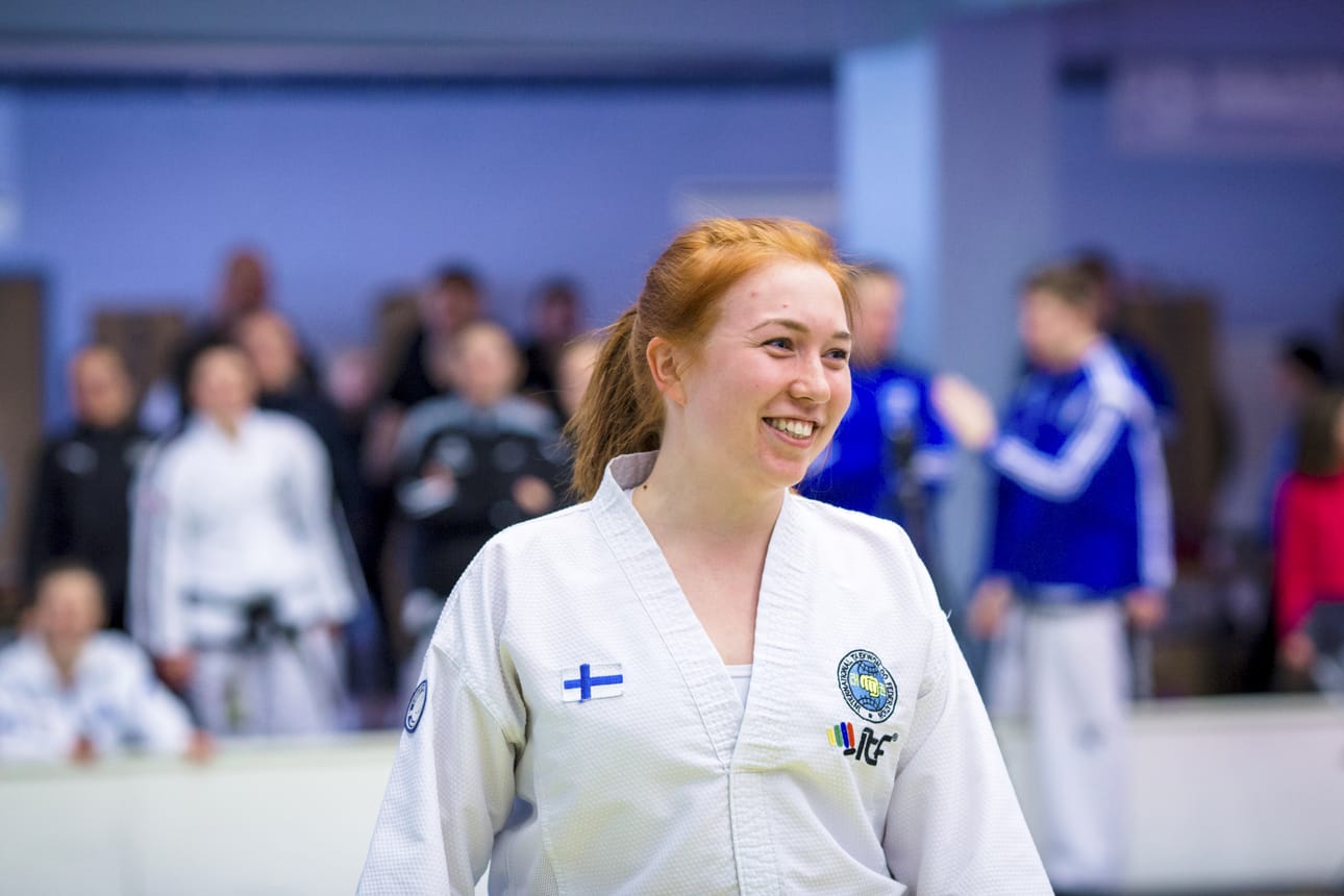 Naisten sarjassa kilpaileva Lotta Keränen voitti kolme kultaa ja vielä yhden hopean. Kuva: Inka Khanji/SITF