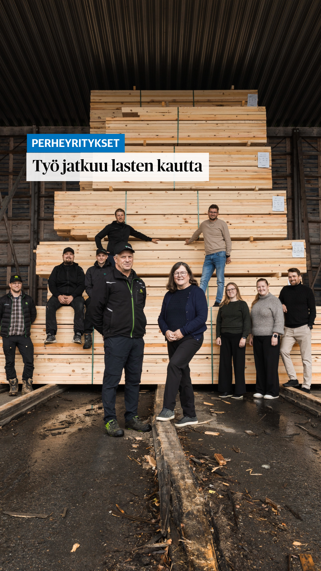 Tervolan sahan työ jatkuu lasten kautta