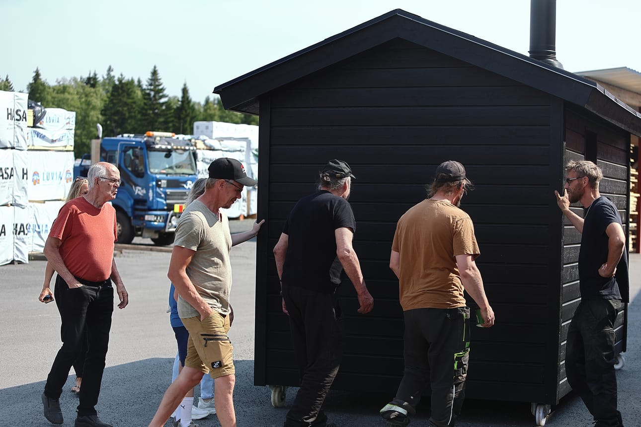 Tänä vuonna kävijöiden kesken arvotaan ulkosauna.