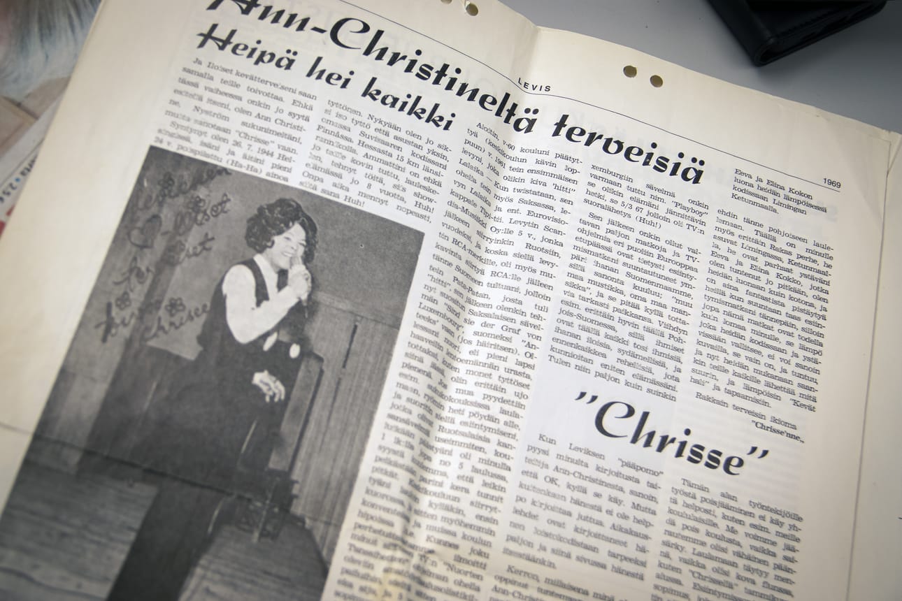 Ann-Chrstine kirjoitti Limingan koululaisille pitkän kirjeen.