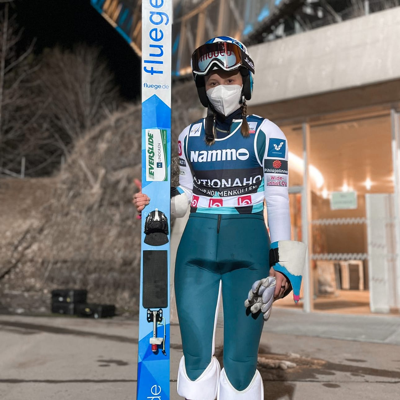 Jenny Rautionaho on 24. sijallaan sunnuntain paras suomalainen Holmenkollenin maailmancupin kisoissa.
