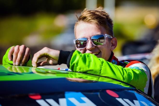 – Ehkä kausi ja pisteissä viiden joukkoon, siinä ovat tavoitteeni, AL-Härmän Jere Kalliokoski paljastaa. KUVA: TONI OLLIKAINEN