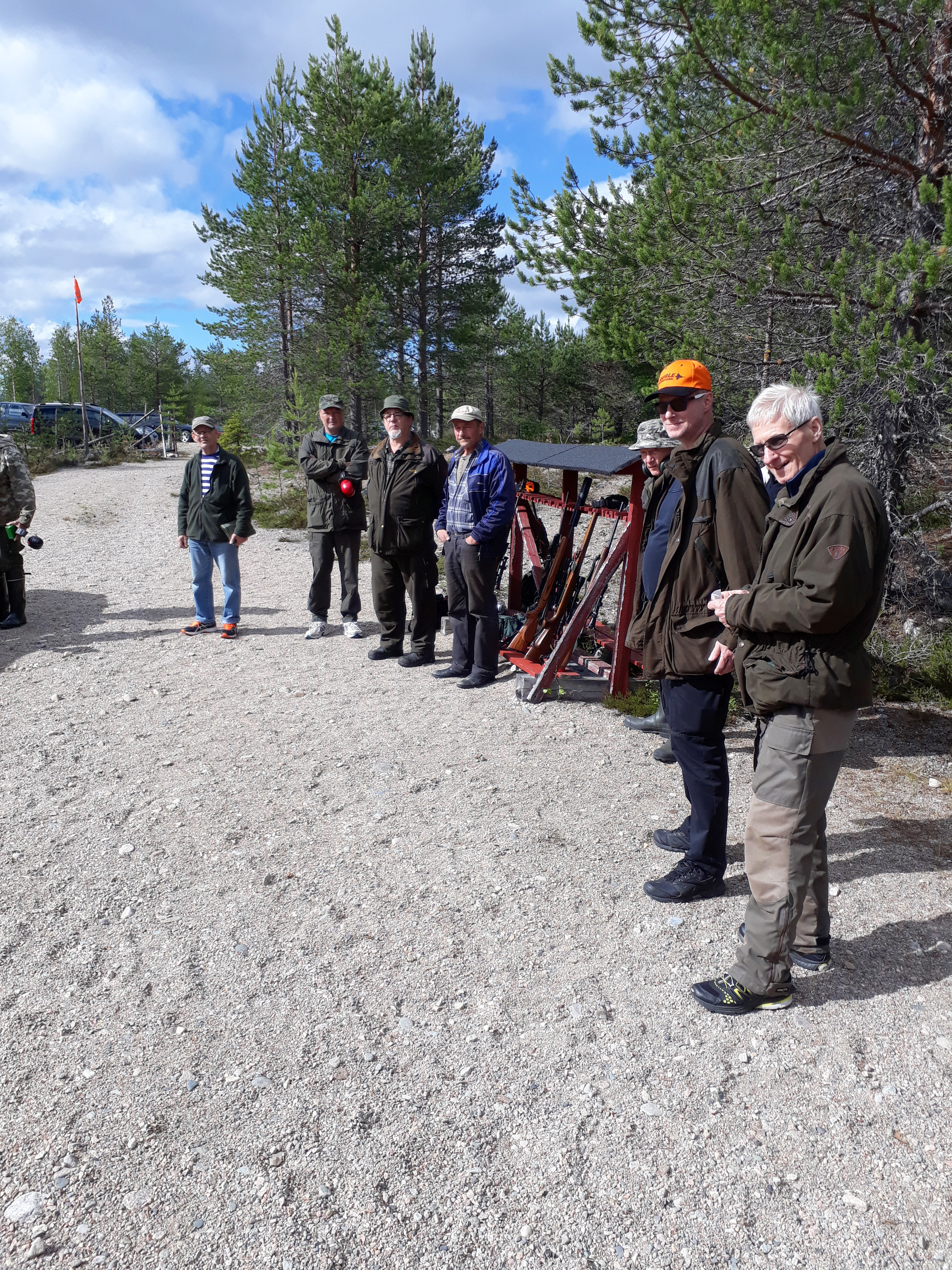 Kauden hirvikoeammunnat alkoivat Ruovaaran radalla kesäkuussa.