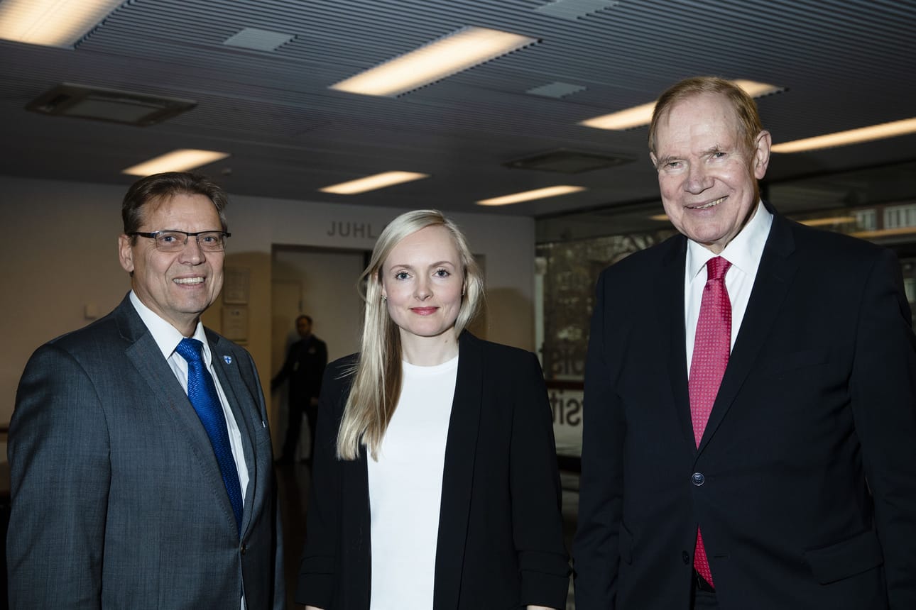 Suomen ensimmäistä EU-puheenjohtajakautta juhlistettiin keskiviikkona Tampereen yliopistossa. Juhlasymposiumiin osallistuivat esimerkiksi Tampereen pormestari Lauri Lyly (sd.), sisäministeri Maria Ohisalo (vihr.) ja ex-pääministeri Paavo Lipponen (sd.).