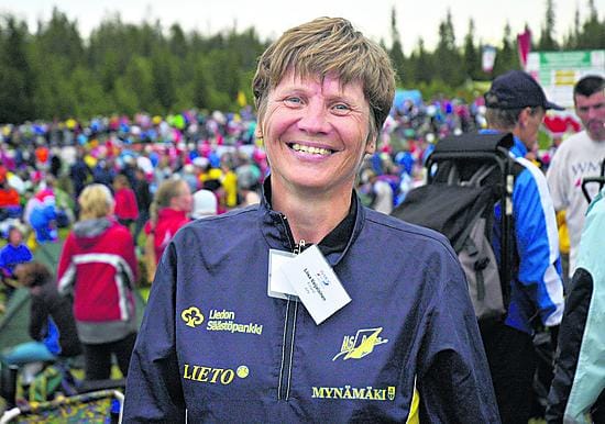 Liisa Veijalainen kilpailee mahdollisimman paljon. Kunto pysyy yllä, ja samalla tapaa muita takavuosien tähtiä.