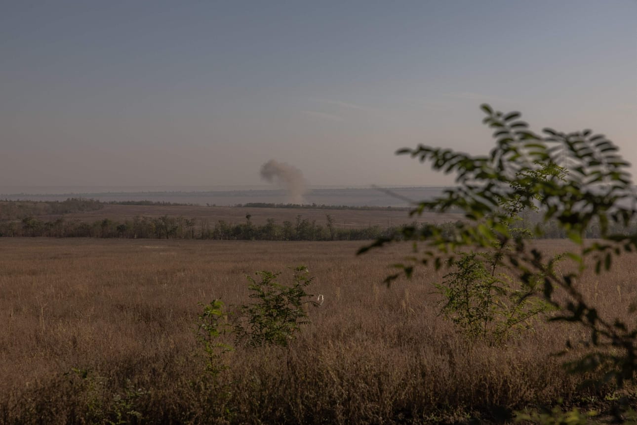 Ukrainan ilmavoimat kertoi ilmatorjunnan pudottaneen liki 70 taistelulennokkia. Arkistokuva Zaporizhzhjan alueelta. LEHTIKUVA/AFP