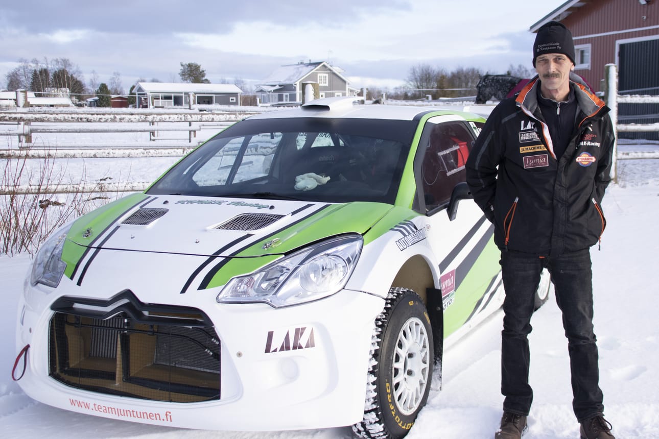 Mika Karppasen haaveissa on kisata jälleen vuoden päästä MM-rallissa Espanjassa. Kotitallilla voi rentoutua ratsastaen Spotti-hevosella.