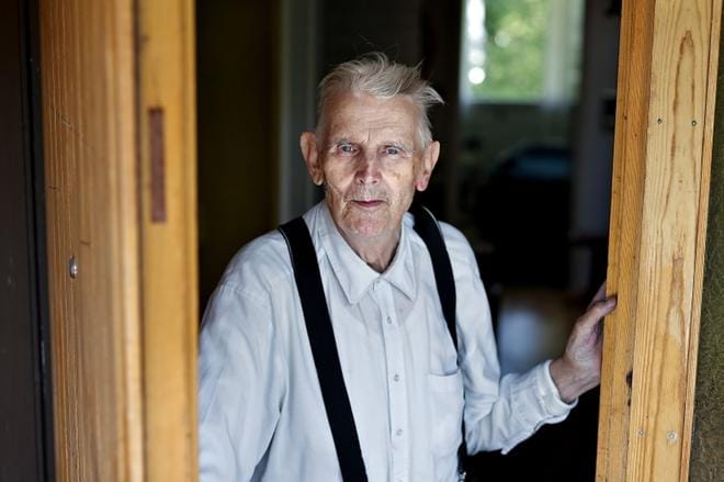 Pentti Rautakorpi on asunut Seinäjoella vuodesta 1964 lähtien. KUVA: TOMI KOSONEN