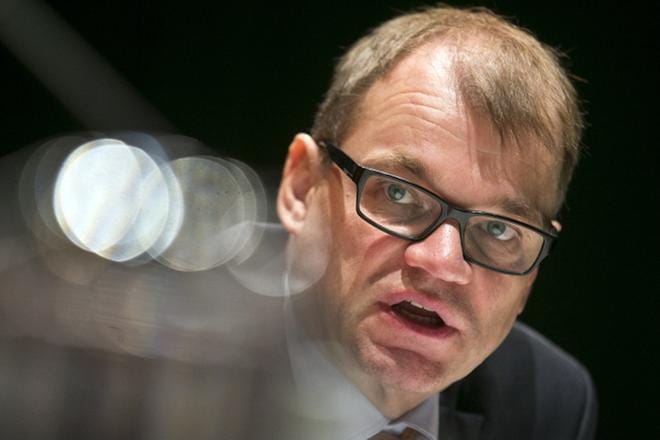 Flunssaan sairastuneen pääministeri Juha Sipilän vierailu Seinäjoella on vaakalaudalla. KUVA: MAIJU TORVINEN
