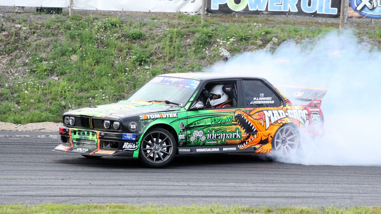 Pauli Laakso on tuore driftingin SM-mitalisti.