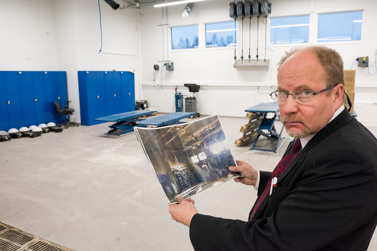 Tulipalossa täysin tuhoutunut halli on uudistettu täysimittaisesti, kertoo Pörhön paikallisjohtaja Yrjö Uotinen.