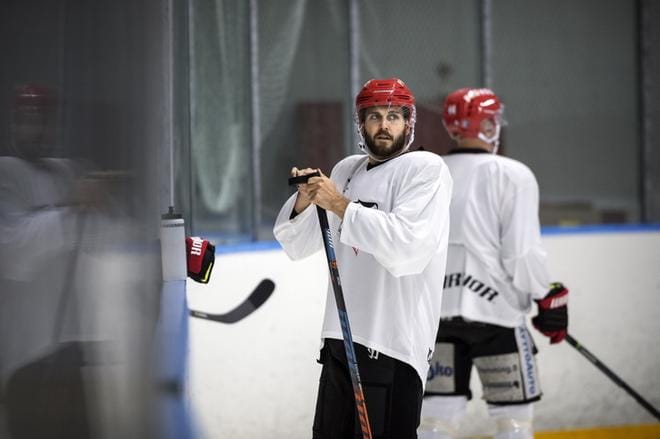 Steven Seigo pelaa tänään Ari Gröndahlin pakkiparina. KUVA: JARNO PELLINEN