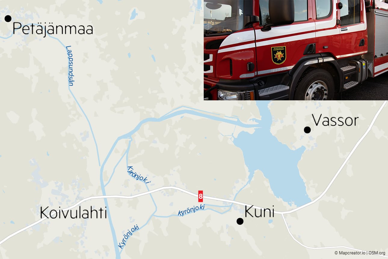 Kasitiellä on nyt liukasta.