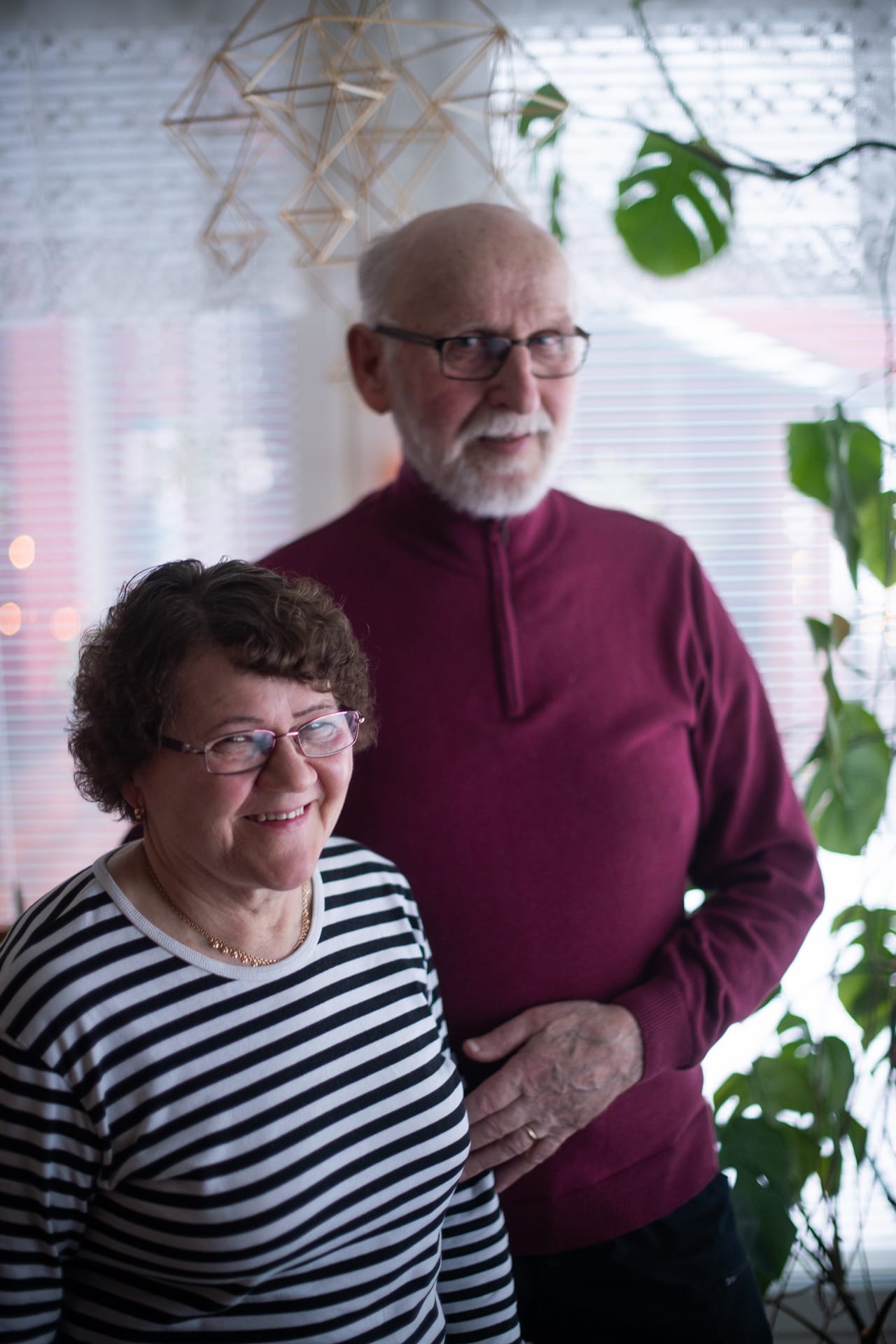 Hilkka Virrankari oli pyyhkäissyt haastatteluaamuna jo 15 kilometrin hiihtolenkin lähimaisemissa.