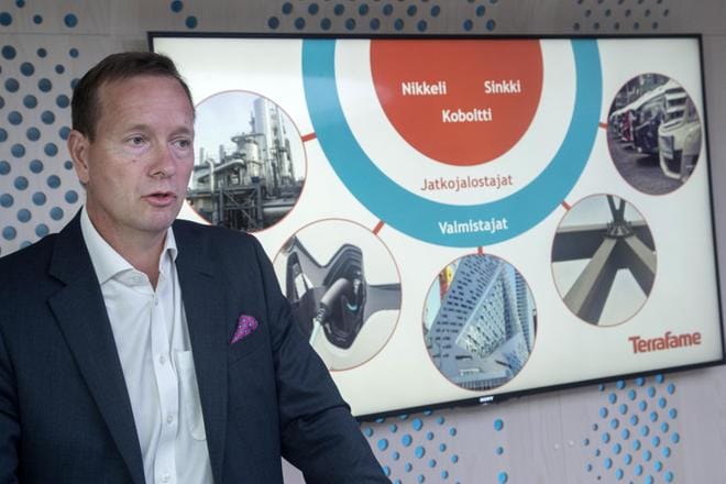 –Uraanin talteenoton ja myynnin myötä voisimme hyödyntää louhimamme malmin luonnonvarat entistä tehokkaammin ilman, että meidän tarvitsee tehdä muutoksia malmin louhintaan tai bioliuotukseen, sanoo Terrafamen toimitusjohtaja Joni Lukkaroinen. Arkistokuva. KUVA: Mauri Ratilainen