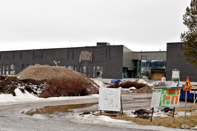 Työtapaturma sattui Wasaconin työmaalla Kurikan kampuksella. KUVA: HEIKKI HAKANEN