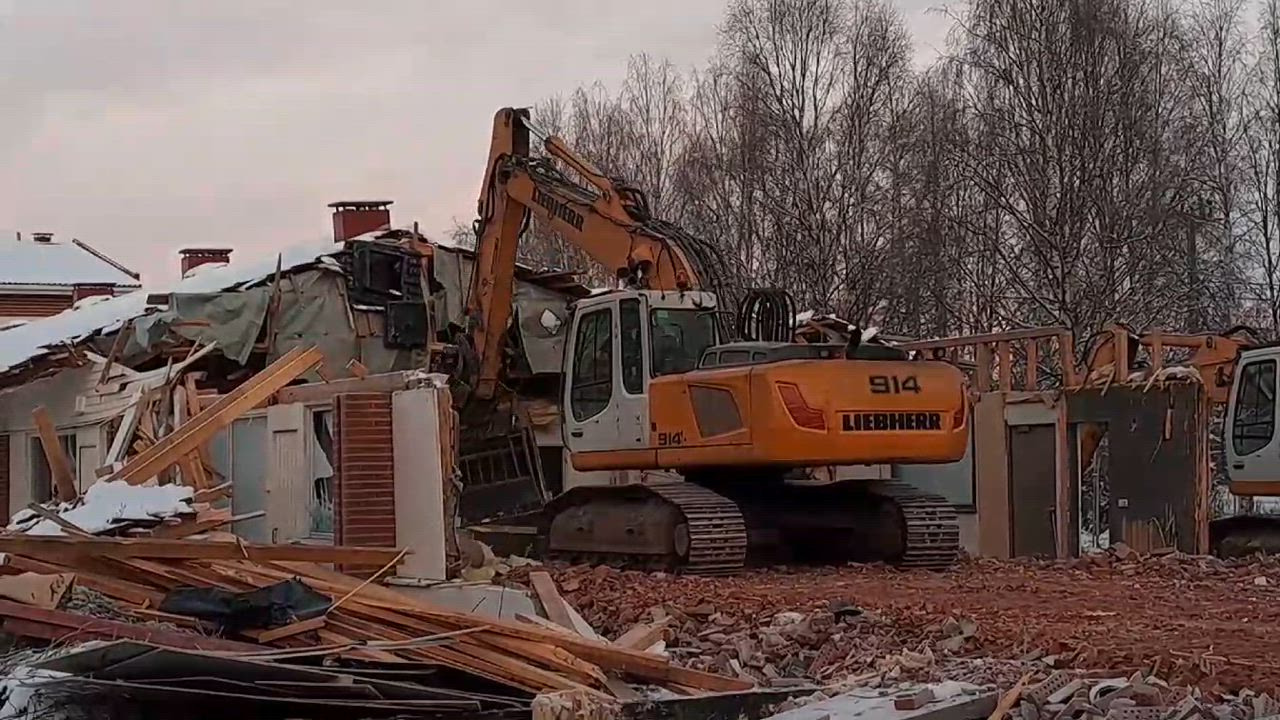 Tervolan kunnan vuokrarivitalojen purkua
