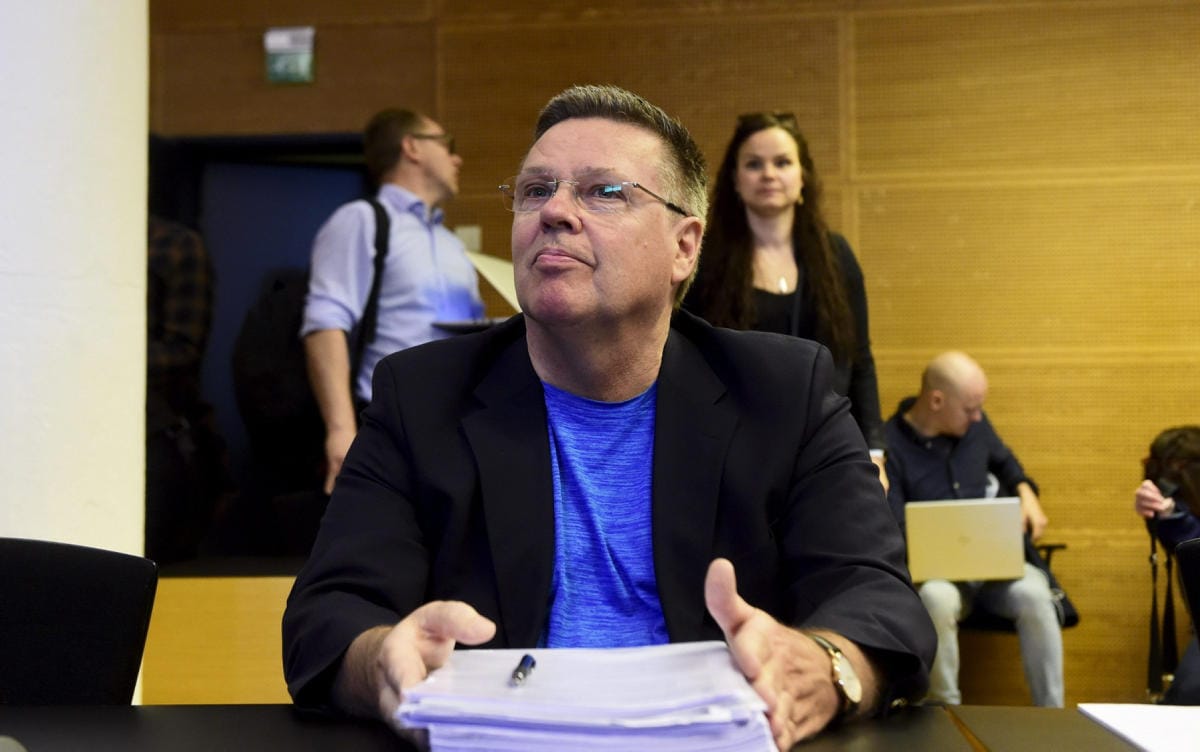 Puolustus vetosi siihen, että Aarnio on istunut aiemmista rikoksistaan ehdotonta vankeusrangaistusta, josta hänen olisi mahdollista päästä valvottuun koevapauteen joulukuun puolivälin jälkeen. LEHTIKUVA / VESA MOILANEN