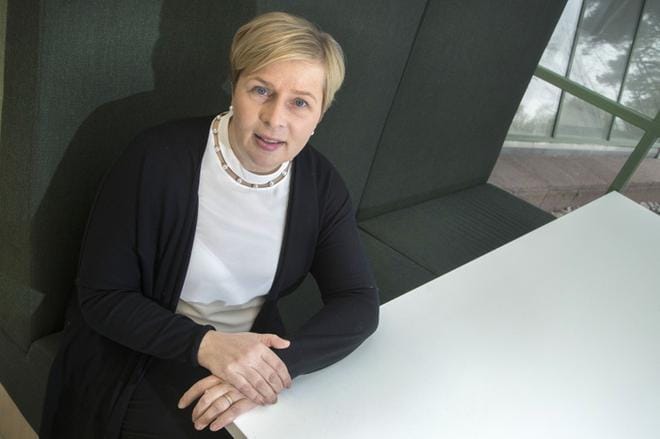 VR:n matkustajaliikenteen johtaja Maisa Romanainen. KUVA: COM.PIC / MAURI RATILAINEN