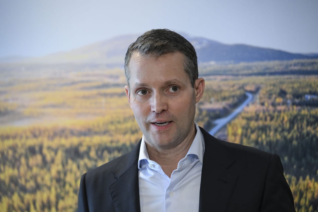 Nokian toimitusjohtaja Justin Hotard osallistui keskiviikkona Googlen suureen uutispäivään Helsingin Katajanokan Wanhassa Satamassa.