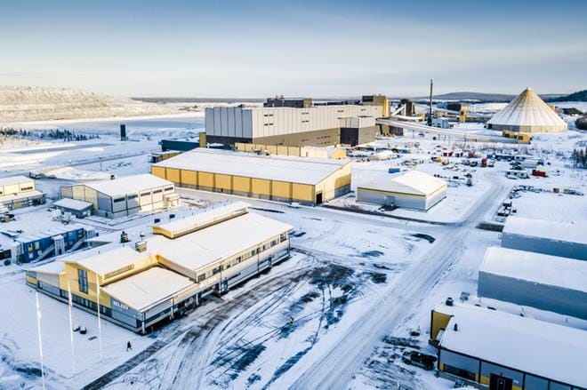Kevitsan kaivoksen kokonaislouhinta Sodankylässä oli viime vuonna 43 miljoonaa tonnia.